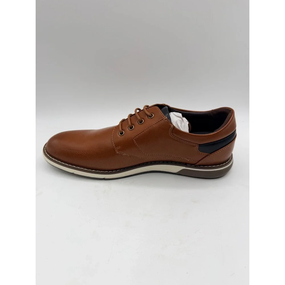 Bruno Marc Oxford Casual Dress Shoes Men's 10.5 Brown SBOX2336M Officewear New